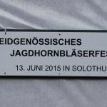 13.06.2015 - Eidgenössisches Jagdhornbläsertreffen Solothurn 2. Rang