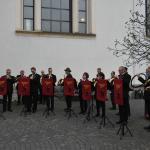 Platzkonzert nach der Hubertumesse in der Andreaskirche Gossau
mit den Jagdhornbläsern Eschenberg